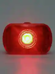 Фонарь задний вело XC-115R (65 x 40 мм, 3 красных LED диода)