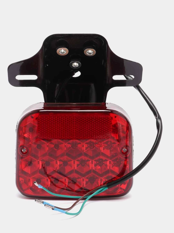 Стоп-сигнал Альфа, CG125 (ST-02-LED 22 красных диода, красное стекло)