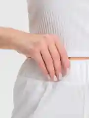 Белый костюм женский двойка, осенний