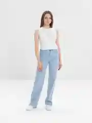Белый топ-майка