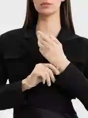 Бронзовый перчатки ажурные