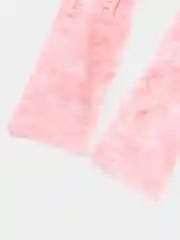Розовый перчатки ажурные