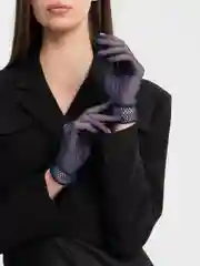 Фиолетовый перчатки