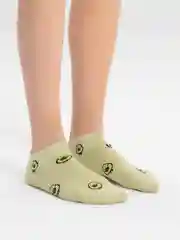 Мятный носки женские цветные с принтом