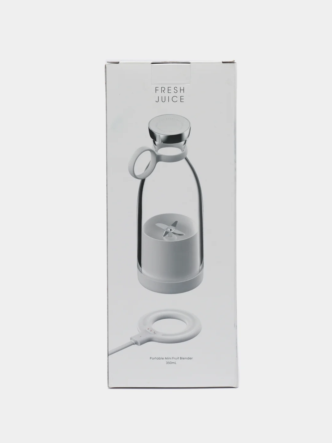 Беспроводной блендер-бутылка FRESH JUICE, на 350 мл, белый