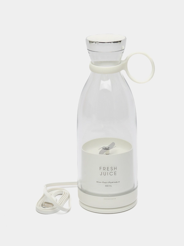 Беспроводной блендер-бутылка FRESH JUICE, на 350 мл, белый