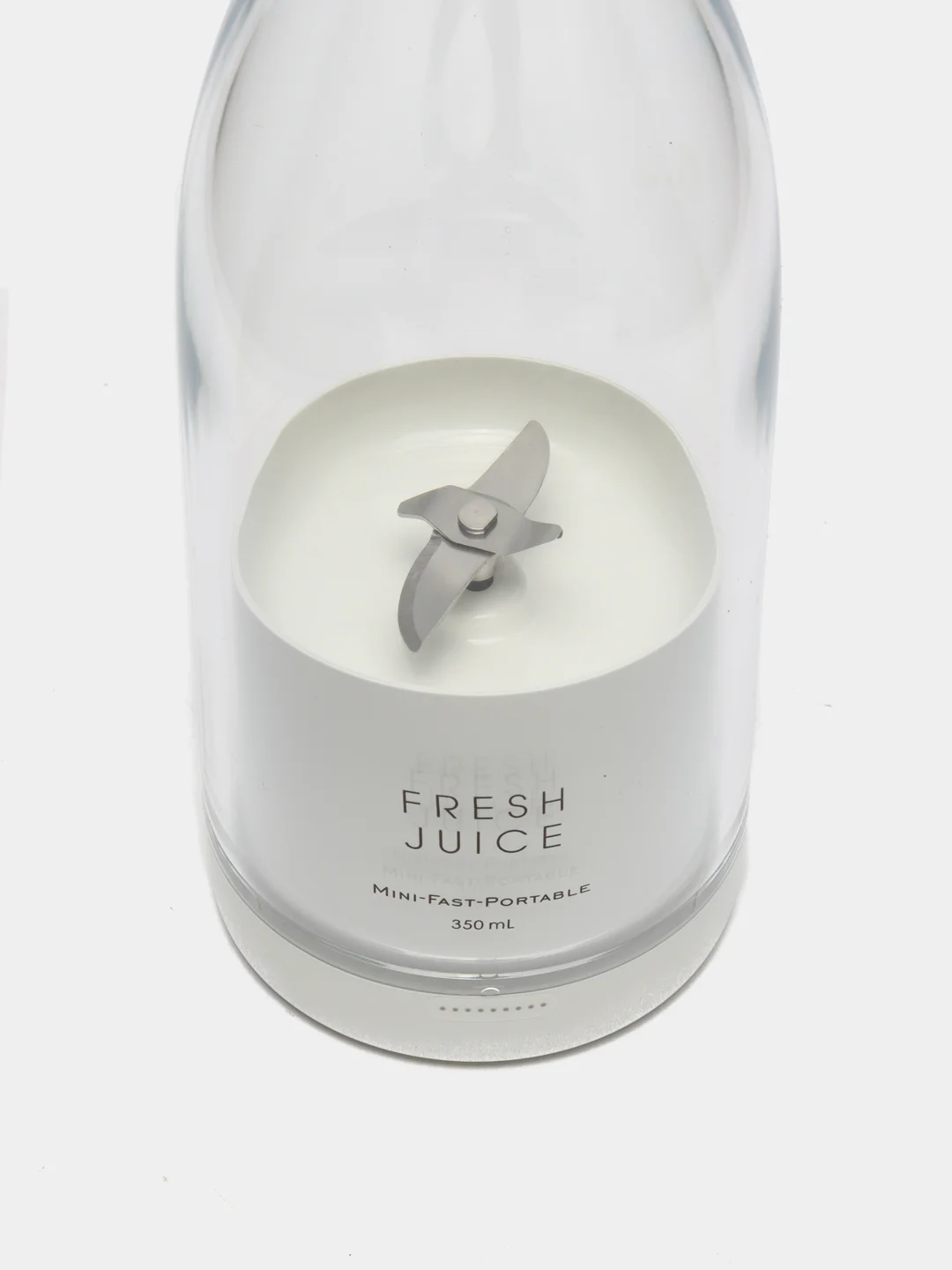 Беспроводной блендер-бутылка FRESH JUICE, на 350 мл, белый