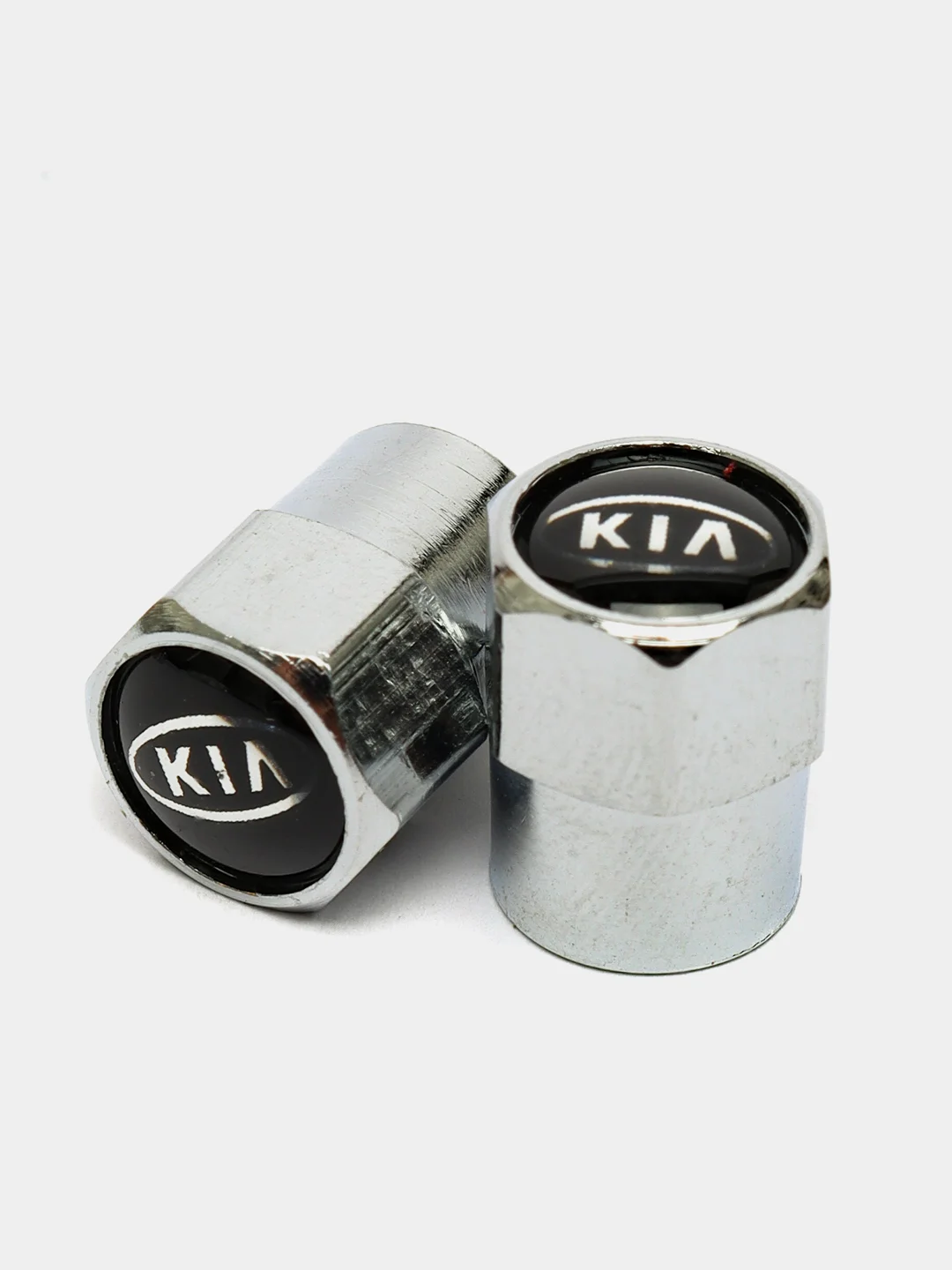 Колпачки для колес/шин на ниппель авто с логотипом "Kia", 4 шт