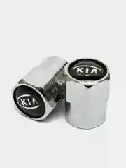 Колпачки для колес/шин на ниппель авто с логотипом "Kia", 4 шт