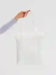 Белый сумка шоппер, женская