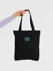 Черный сумка шоппер, женская