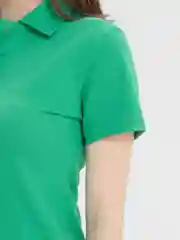 Зеленый платье поло футболка