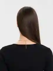 Золотой подвеска на шею двухслойная с бусинами