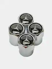Колпачки для колес/шин на ниппель авто с логотипом "Mercedes-Benz", 4 шт