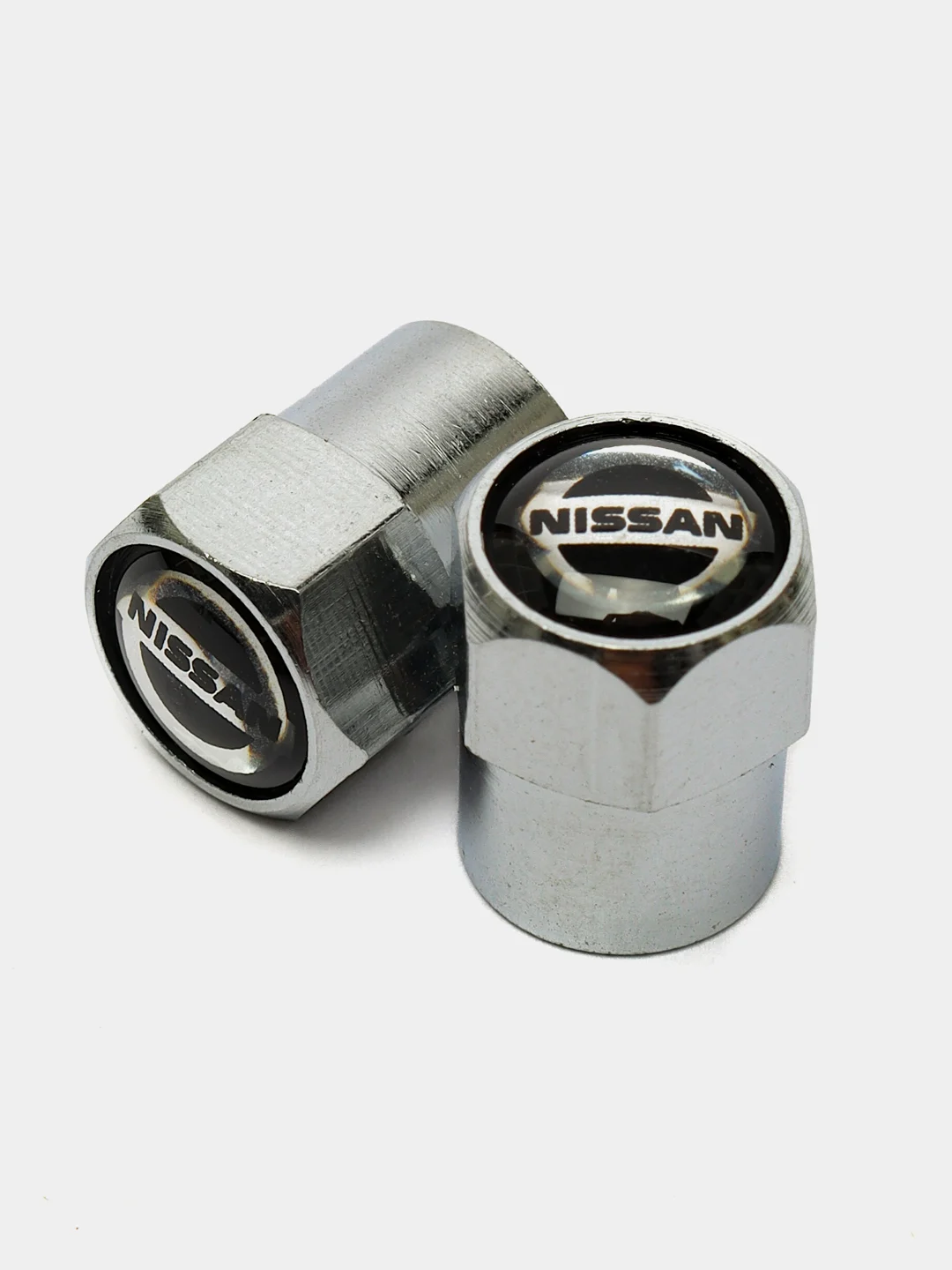 Колпачки для колес/шин на ниппель авто с логотипом "Nissan", 4 шт