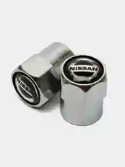 Колпачки для колес/шин на ниппель авто с логотипом "Nissan", 4 шт