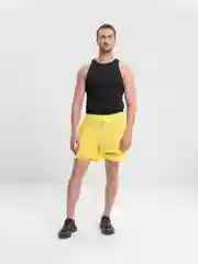 Желтый мужские спортивные повседневные шорты