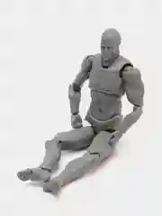 Зелёный хаки фигурка человека  манекен