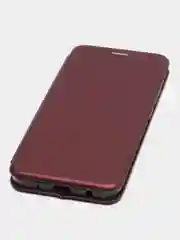 Бордовый чехол-книжка Xiaomi Redmi A1 plus / A1+ / A2 Plus / A2+ (Сяоми Редми А1 Плюс/ А2 Плюс)