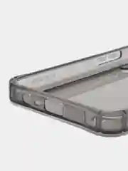 Серый силиконовый чехол для Realme C31 (Реалми С31), с карманом для карт, прозрачный