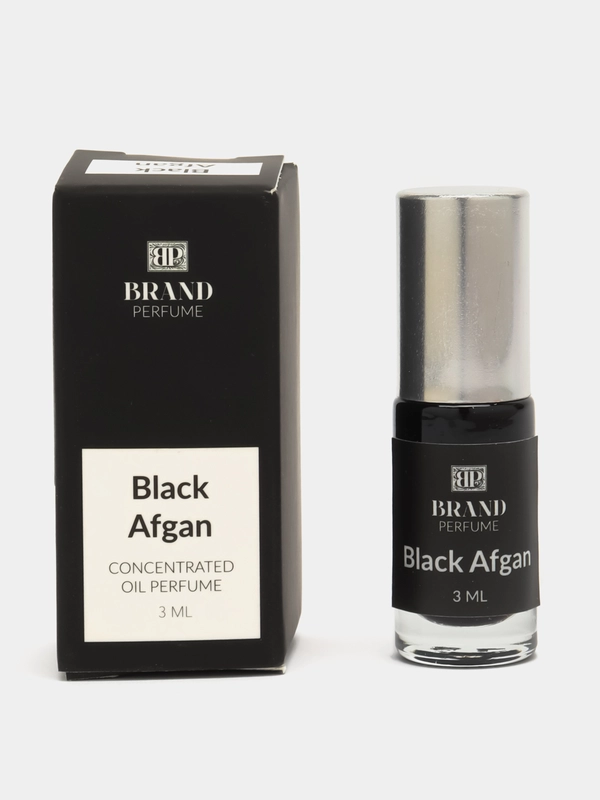 Масляные духи по мотивам Black Afgano, древесный фужерный аромат, роликовый флакон, 3-6 мл