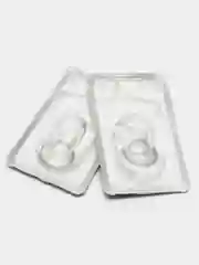 Серые цветные линзы Berlin Ice Gray без диоптрий 0.00