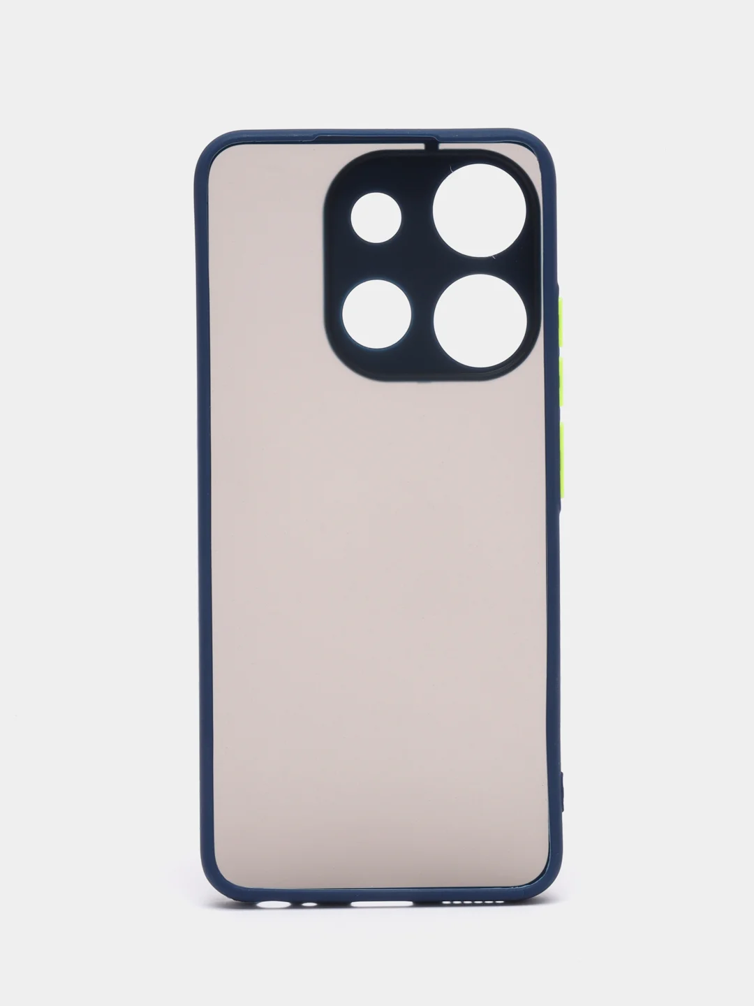 Синий чехол TECNO SPARK GO 2023 / TECNO POP 7 / POP 7 PRO  матовая спинка и защита камеры