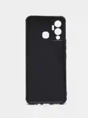 Бордовый чехол для Infinix Hot 12 play, с защитой камеры и рисунками