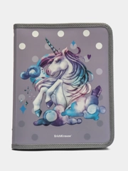 Папка для тетрадей, А5+, молния вокруг, пластиковая 0.55, ErichKrause Dream Unicorn