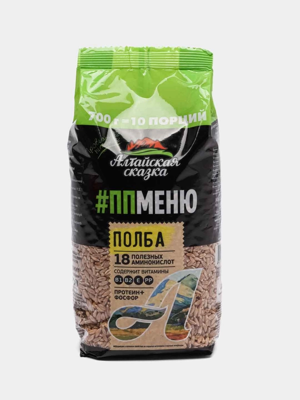 Крупа полба шлифованная "Алтайская сказка", 700 гр