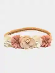 Пастельно-коралловый повязка на голову, детская, для девочки, для малышки