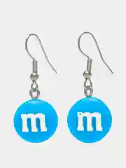Синий серьги M&M's, пара