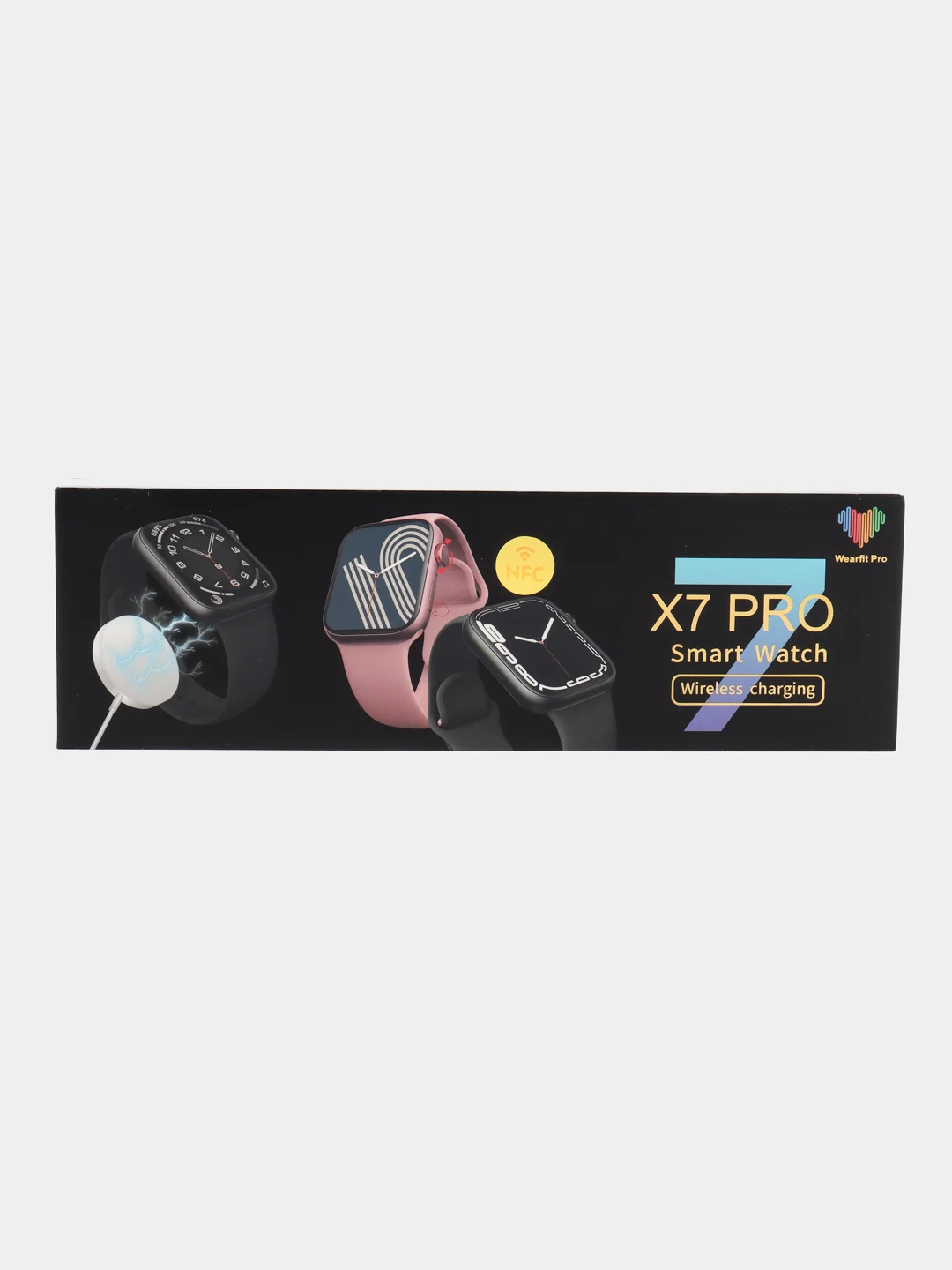 Розовый смарт-фитнес часы Smart Watch X7 Pro, X8 Pro 8 серия, 45 мм