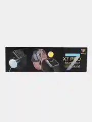 Розовый смарт-фитнес часы Smart Watch X7 Pro, X8 Pro 8 серия, 45 мм