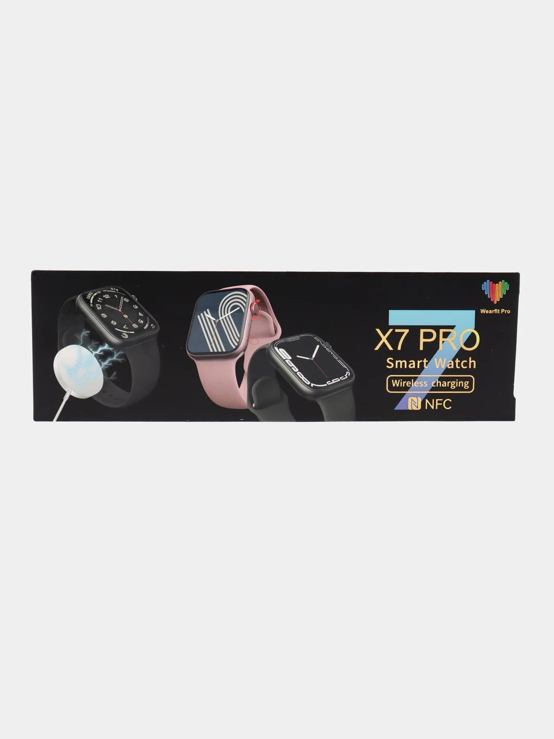Серый металлик смарт-фитнес часы Smart Watch X7 Pro, X8 Pro 8 серия, 45 мм