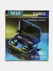 Зеленый наушники беспроводные M10, с Powerbank 2000 мАч