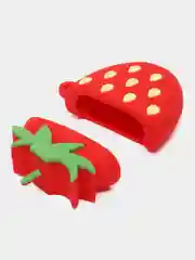 Чехол "Клубника", для наушников AirPods 1 / 2