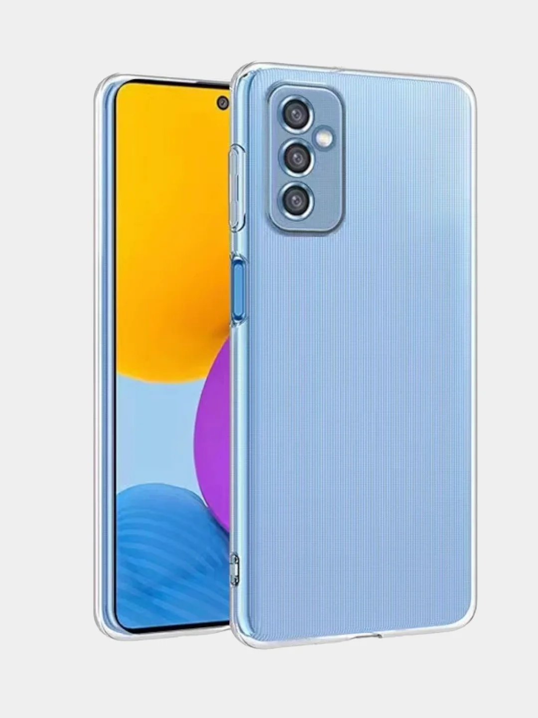 Чехол для Samsung Galaxy A14 4G (Самсунг Галакси А14) прозрачный, силиконовый
