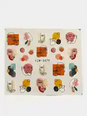 Конфетный слайдеры для дизайна ногтей, стикеры-наклейки для маникюра, 35 видов