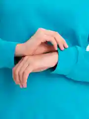 Бирюзовый костюм летний женский, толстовка и шорты