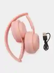 Розовый беспроводные наушники, Bluetooth наушники, беспроводная гарнитура, Bluetooth гарнитура YO8