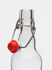 Прозрачный бутылка прозрачная, стеклянная, бугельная, с бугельной пробкой / крышкой 500 мл