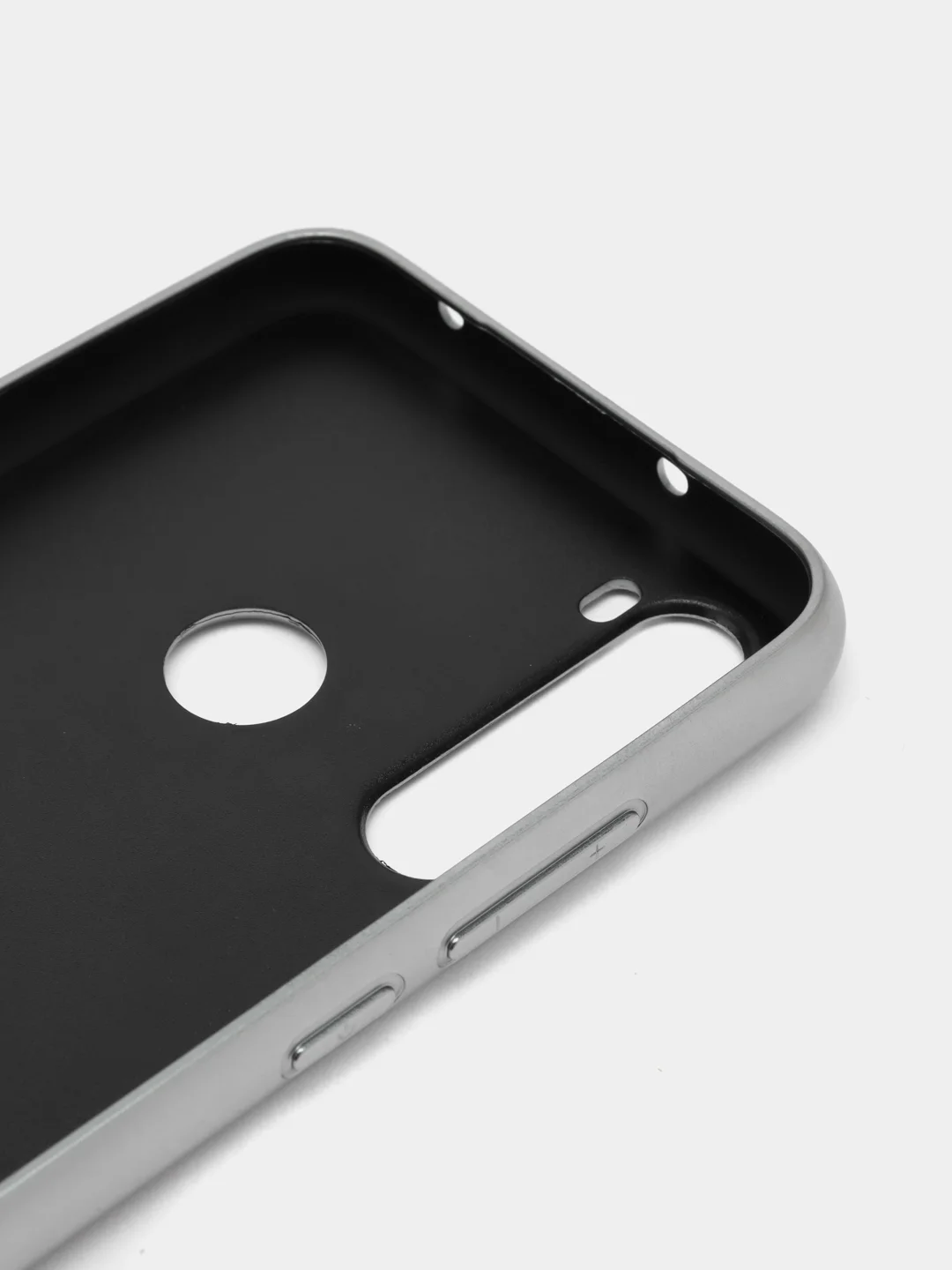 Серебряный силиконовый чехол Xiaomi Redmi Go Note 8 iPhone 11 Pro Max