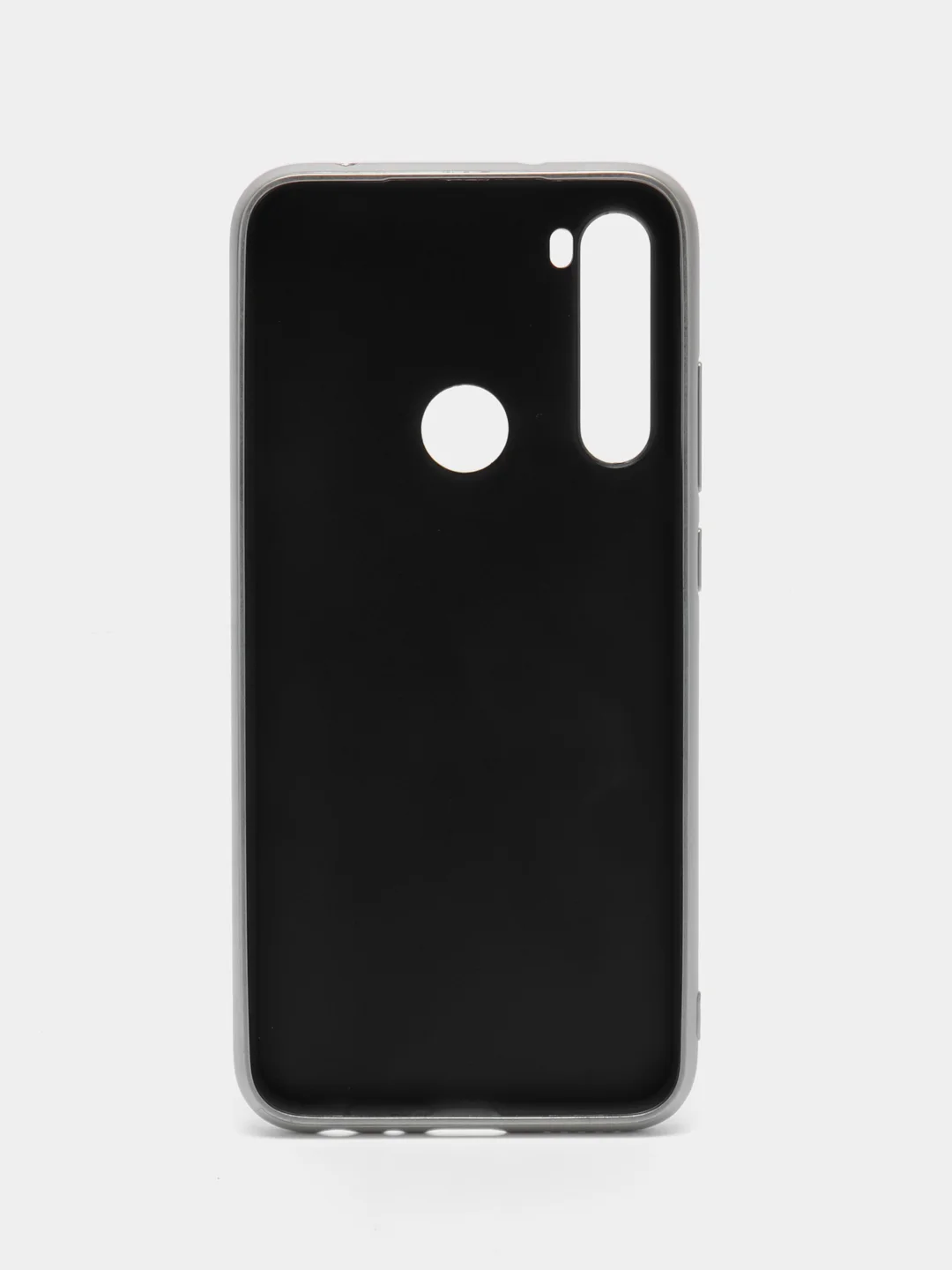 Серебряный силиконовый чехол Xiaomi Redmi Go Note 8 iPhone 11 Pro Max