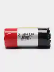 Серый металлик аккумулятор универсальный цилиндрический 3,7v