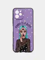 Пурпурный силиконовый чехол для Huawei NOVA Y61, с принтом, с рисунком (Хуавей Нова у61)