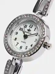 Серебряный женские кварцевые часы