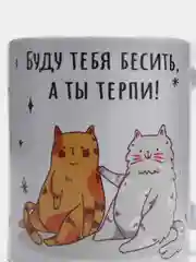 Кружка с приколом Бесите