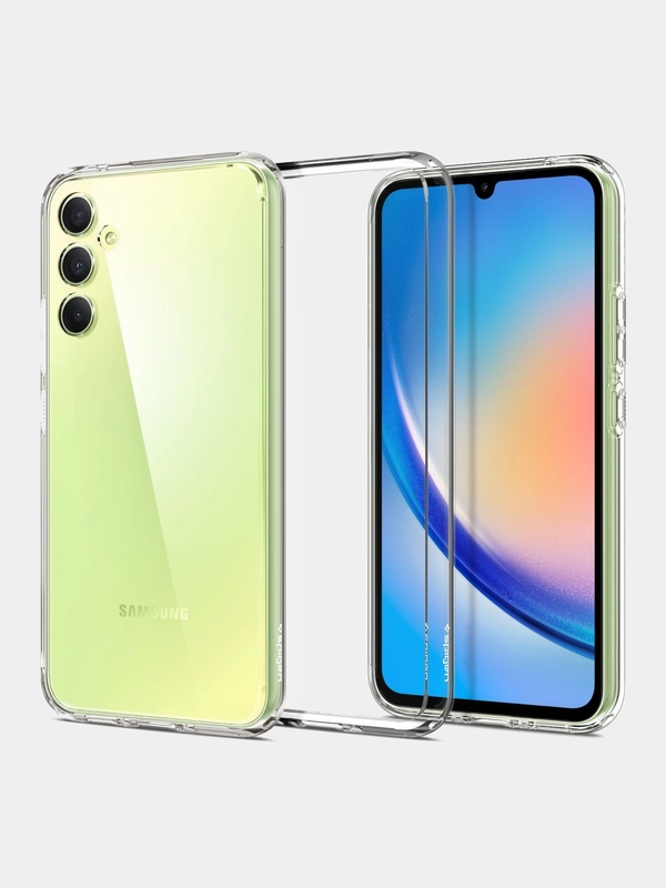 Чехол для Samsung Galaxy A34, Самсунг Галакси А34 прозрачный, силиконовый