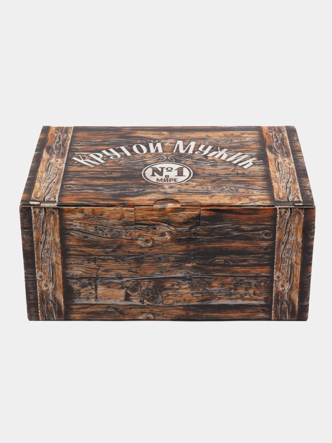 Коробка - пенал для подарка "Крутой мужик", картонная, сборная, 22*15*10 см
